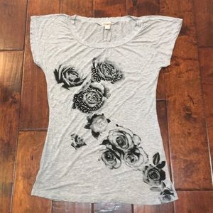 Comfy Extra Long Embellished Tee